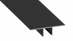 Profile LUMINES type Falco black lacquered 1 m